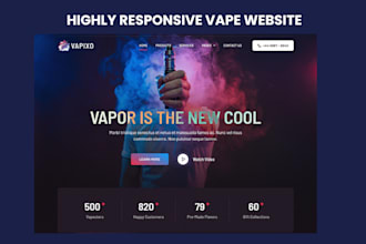 build cbd website cannabis website vape website
