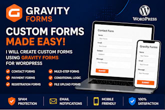 design wordpress forms, gravity forms, contact form, wpforms