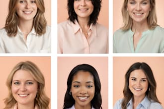create ai headshots for your team or office