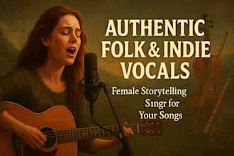 be folk vocals storytelling singer acoustic folk singer irish celtic indie