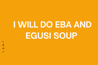 do delicious eba and egusi soup