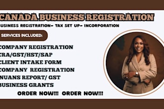 canada business registration, canada company incorporation, gst, pst, bn, hst