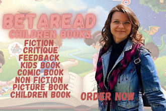 beta read children book novel middle grade critique fantasy kid picture book