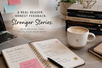 beta read arc read your novel with detailed reader report honest feedback