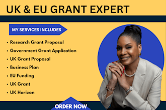 uk grant proposal, business plan, uk horizon grant eu funding