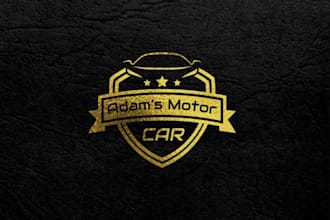 design a professional car logo for your brand or automotive business
