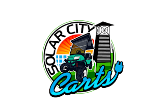 create attractive and imagination golf cart logo design