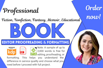 do book edit, format your book, interior design, fix KDP error, ebook and print