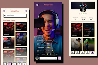 develop live streaming app video streaming app chat app dating app music app vod