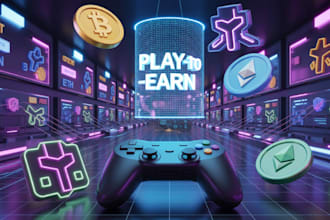 be blockchain developer for create web3 dapp crypto game on solana sui ton