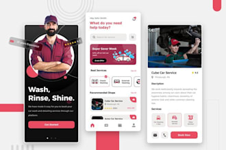 develop professional car wash service app