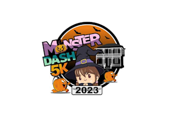 create wonderful and excellent halloween logo design