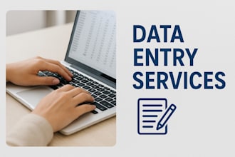 provide reliable data entry services
