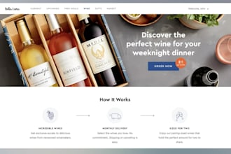 develop fine wine website, whiskey and spirits auction website