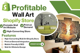 wall art shopify store print on demand wall art store printable wall art website