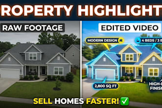 create real estate drone photo editing