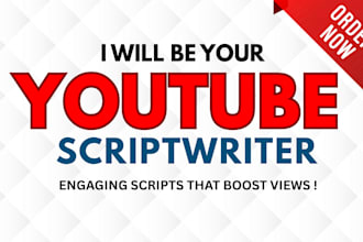 be your youtube scriptwriter