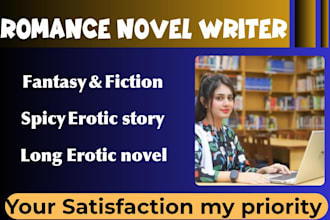 write erotic stories, romance fiction, and ghostwrite erotica