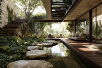 do realistic render for interior, architecture, gardens