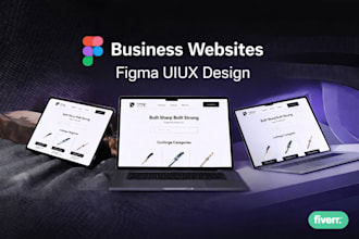 design modern figma UI UX for ecommerce business websites