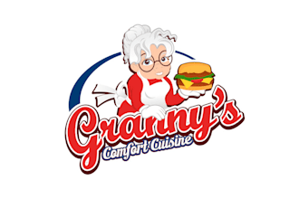 design luxurious grannys comfort cuisine logo