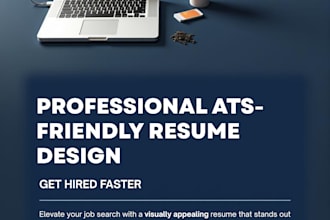 design a job winning professional resume or CV design