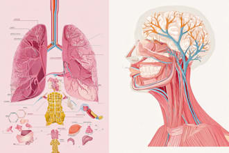 design scientific, medical, educational illustration for you