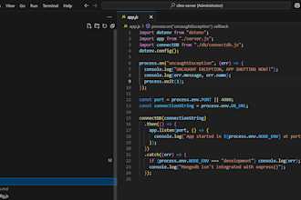 be your node js developer