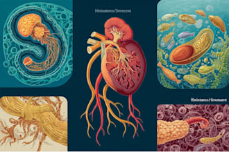 create medical illustrations and diagrams