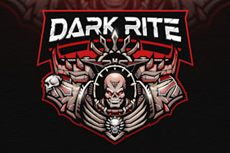 design a professional esports logo for your team or gaming brand