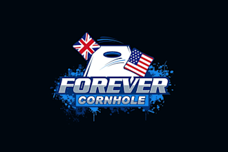create graceful and fantastic cornhole logo design