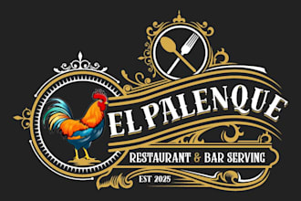 design a high quality restaurant and rooster logo