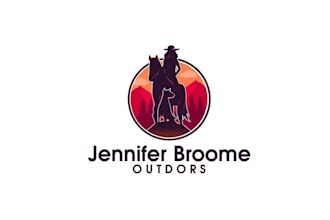 design traditional horse and dog trainer logo