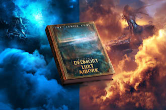 design fiction, sci fi, horror, fantasy book cover, kindle ebook cover