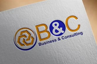 make outstanding notary, accounting, consultancy, business logo