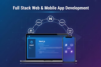 build modern full stack web applications and mobile apps ios android flutter