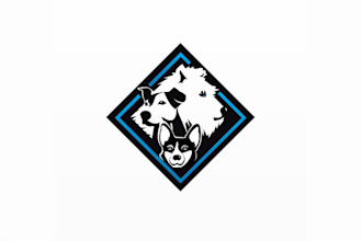 design consulting dog focused logo for pest control business