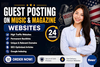 publish articles on music and magazine websites