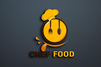 do food, bbq, cafe, coffee shop and restaurant logo