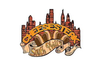 design unique cheesesteak south philly logo