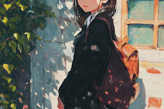 draw you an anime art style characters