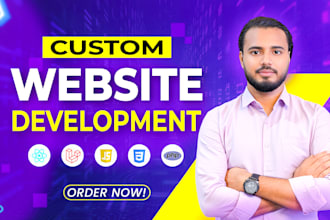 I will do website development as php laravel developer, software developer react js