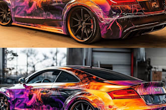 design vehicle wrap and truck decals