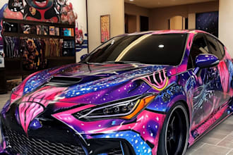 do professionally vehicle wrap design