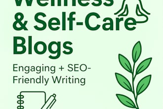 write on health, nutrition articles, and fitness content
