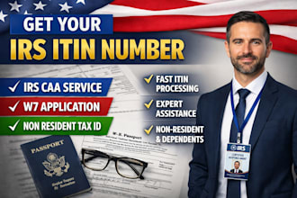 apply for itin individual taxpayer number as an irs caa