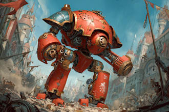 paint a warhammer illustration