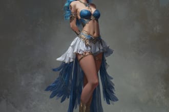 do fantasy character art and illustration