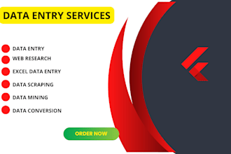 faster data analysis, data entry, copy and web research job