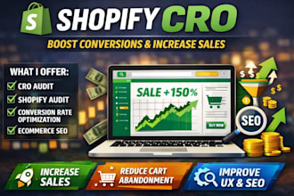 do shopify audit, shopify cro and conversion optimization for your shopify store